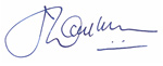 Photo: Signature of Thomas CY Chan, Director of Housing