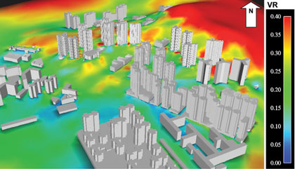 Photo: Microclimate Studies - Air Ventilation Assessment Study for a New Housing Project