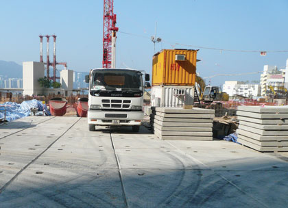 Photo: Hard Paved Construction at One of Our Construction Sites