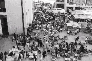 Photo: Market Bazaar in Old Kwai Chung Estate  