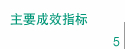 主要成效指标
