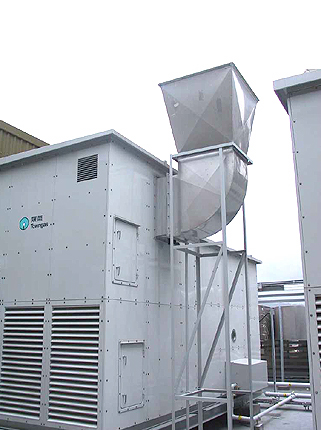 相片: 煤气抽湿干燥系统。