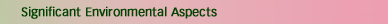 Significant Environmental Aspects