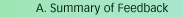 A. Summary of Feedback