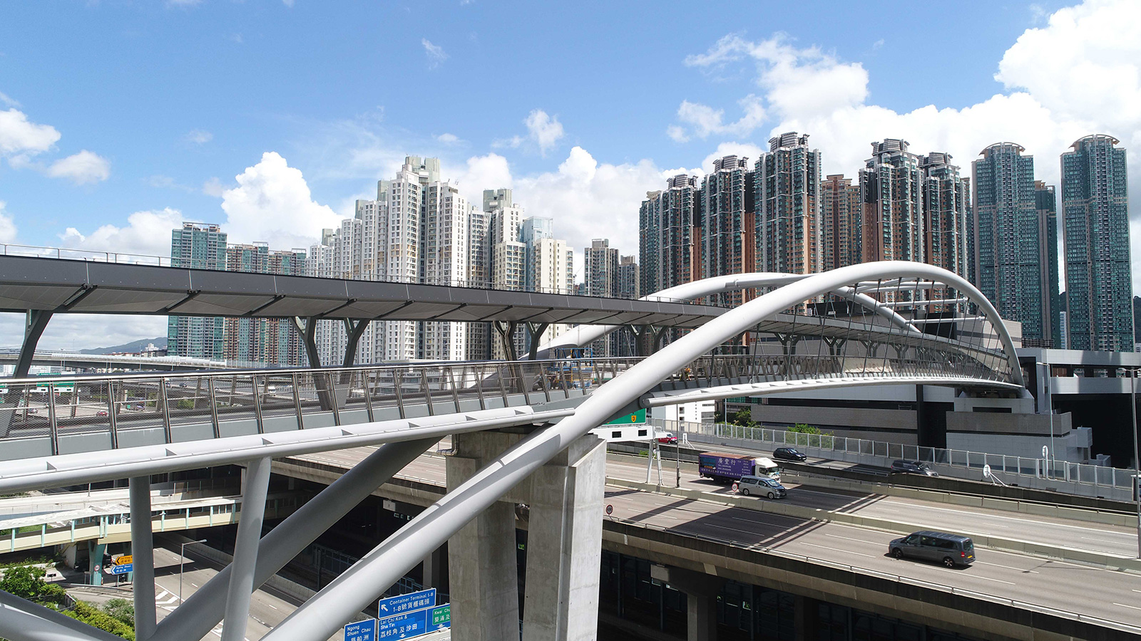 Connection Works of Footbridge linking Hoi Ying Estate and Hoi Tat Estate