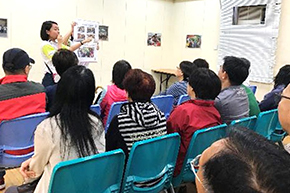 Briefing session for EMAC members conducted by a green group 1