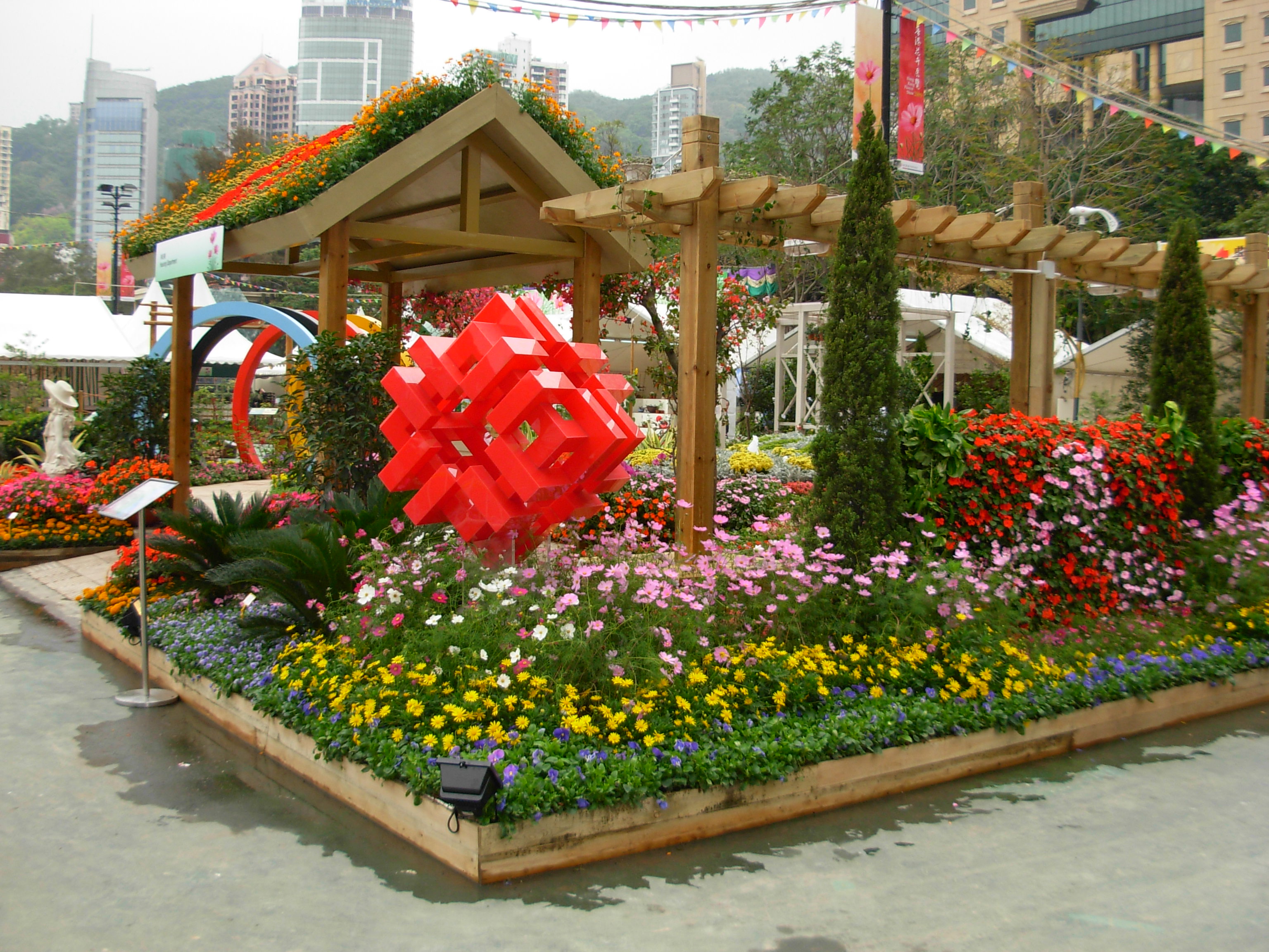 房委會於二零零九年香港花卉展覽的展品 1