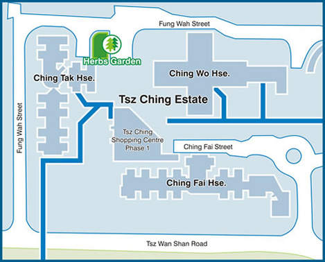 Tsz Ching Estate - Herbs Garden