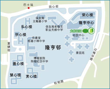 隆亨邨 – 龙船花园地图 1