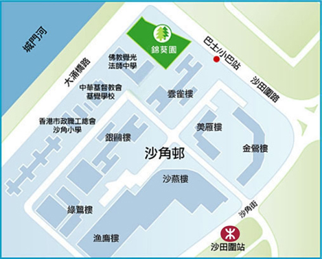 沙角邨 – 錦葵園地圖 1