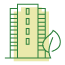 Reduced the estimated communal energy consumption for domestic block designed by about 29% compared with the baseline figure