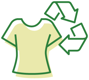 949 tonnes of used clothes recycled