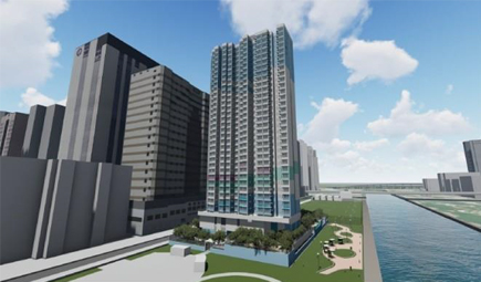 3D illustration of Subsidised Sale Flats Development at On Muk Street Phase 1