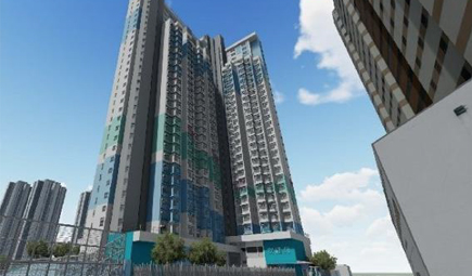 3D illustration of Subsidised Sale Flats Development at On Muk Street Phase 1