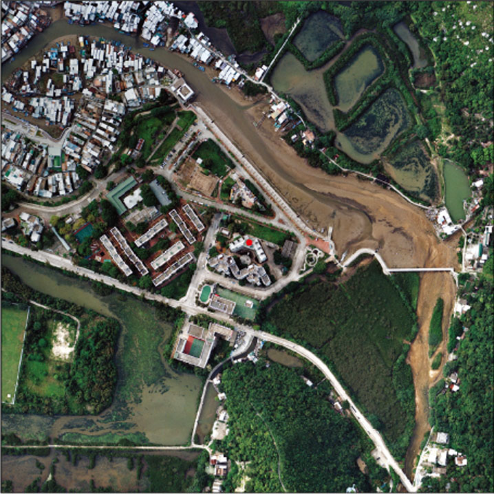 發展項目的鳥瞰照片