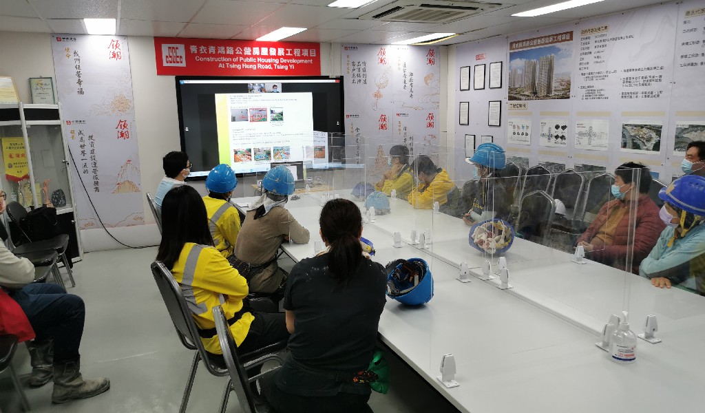 Lunchtime's Safety Talk at Tsing Hung Road on 26/1/2022