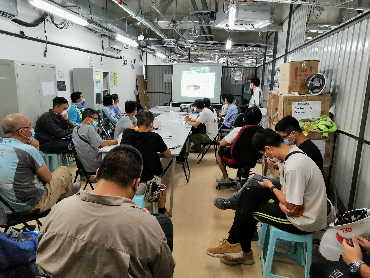 Lunchtime's Safety Talk at Ma On Shan 86B PH. 1 on 23/6/2022