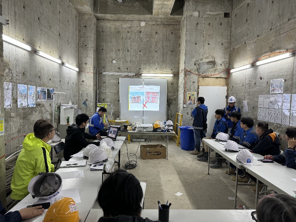 Lunchtime's Safety Talk at Tung Chung Area 100 on 28/2/2024
