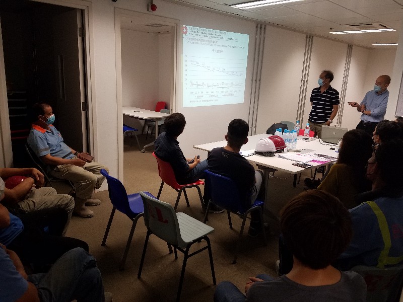 Lunchtime's Safety Talk at Shek Mun Estate Phase 2 on 28/5/2020