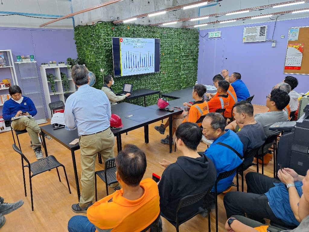 Lunchtime's Safety Talk at Sheung Shui Areas 4 and 30 Site 2 Phase 2 on 27/3/2024