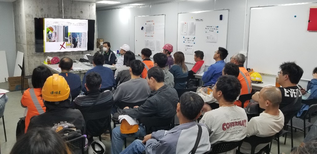 Lunchtime's Safety Talk at Sheung Shui Areas 4 and 30 Site 1 Phase 1 on 21/3/2024