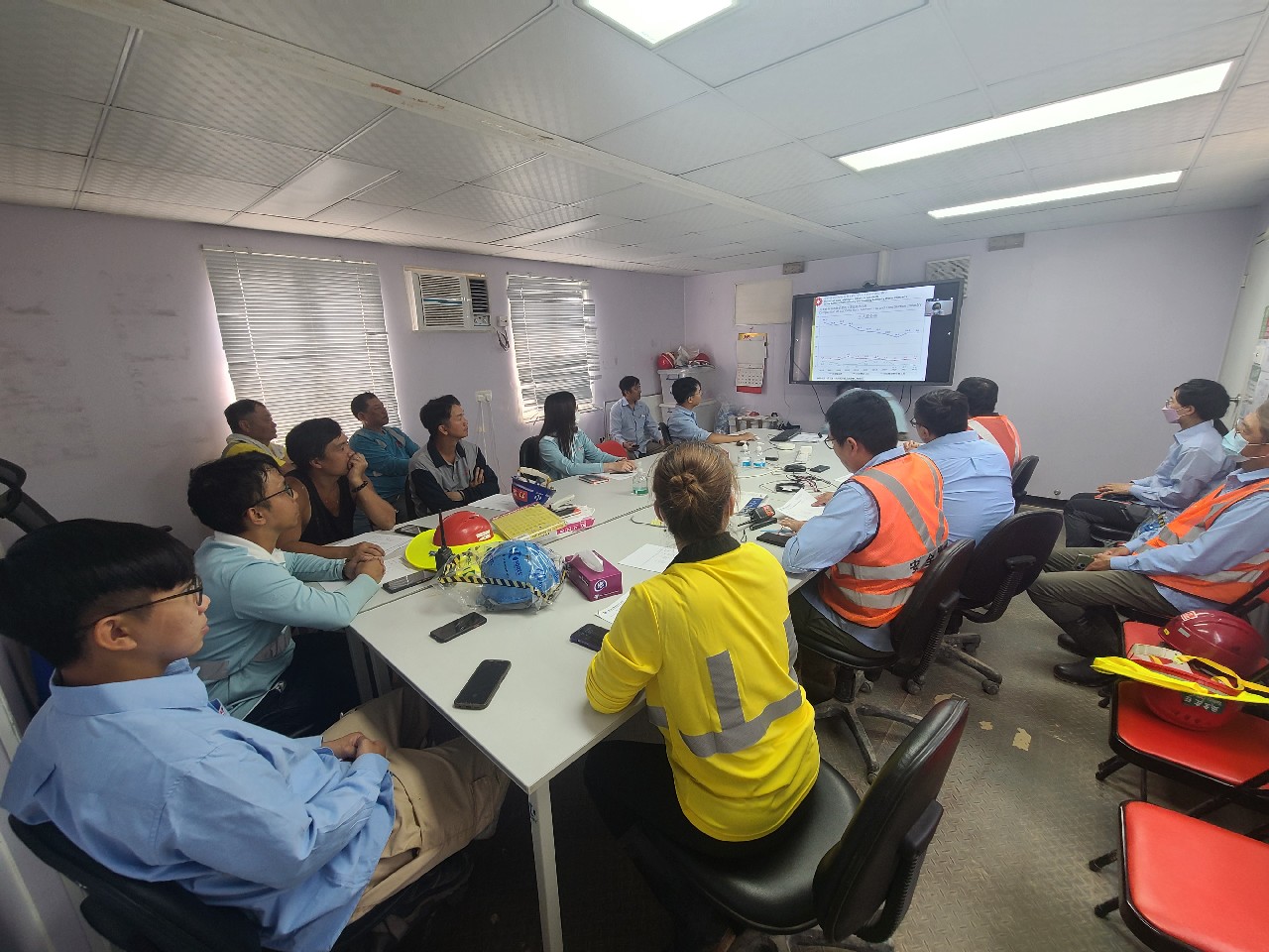 Lunchtime's Safety Talk at Kwu Tung N 19 Ph 1A Foundation on 1/6/2023
