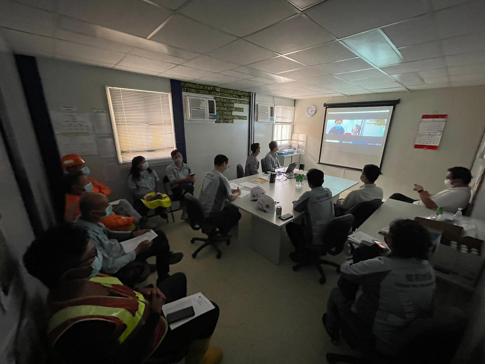 Lunchtime's Safety Talk at Tung Chung Area 99 on 14/4/2021