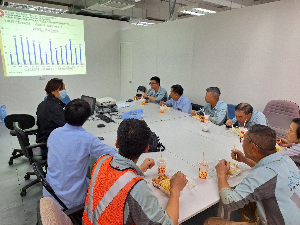 Lunchtime's Safety Talk at Tak Tin Street Foundation on 20/2/2024