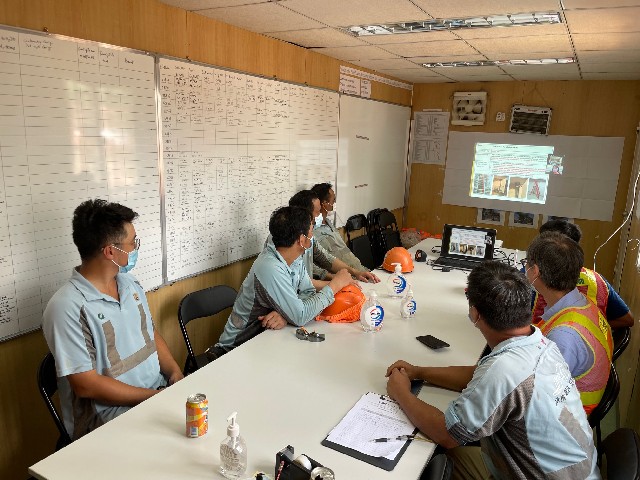Lunchtime's Safety Talk at Sheung Shui Areas 4 and 30 Site 1 & Site 2 on 20/5/2021