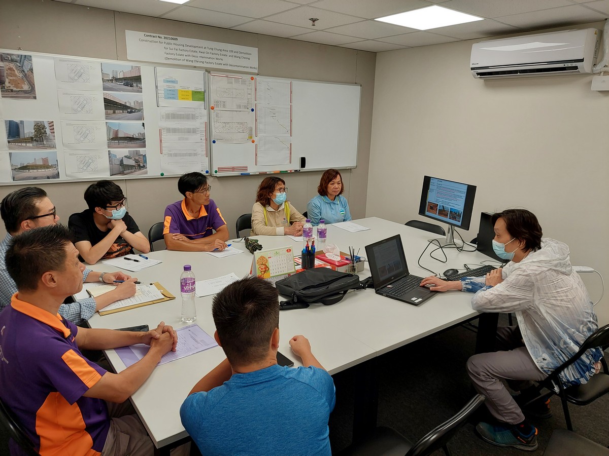 Lunchtime's Safety Talk at Wang Cheong Factory Estate Demolition on 20/5/2024