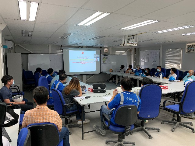 Lunchtime's Safety Talk at Tung Chung Area 54 on 9/7/2021