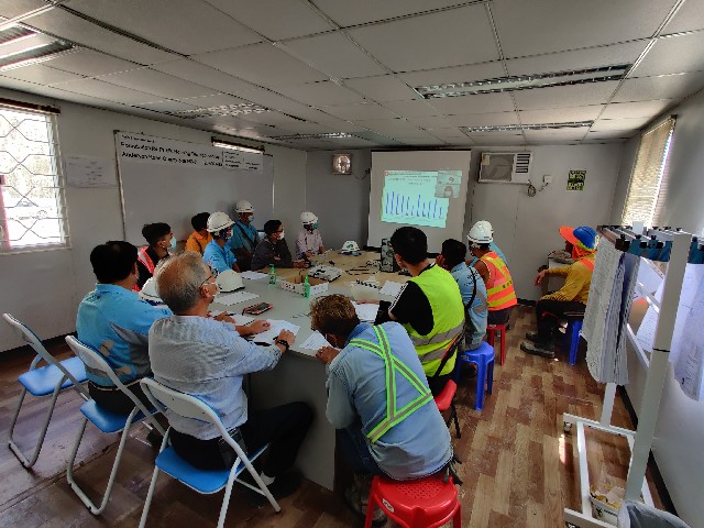 Lunchtime's Safety Talk at ARQ Site R2-8 on 24/8/2021