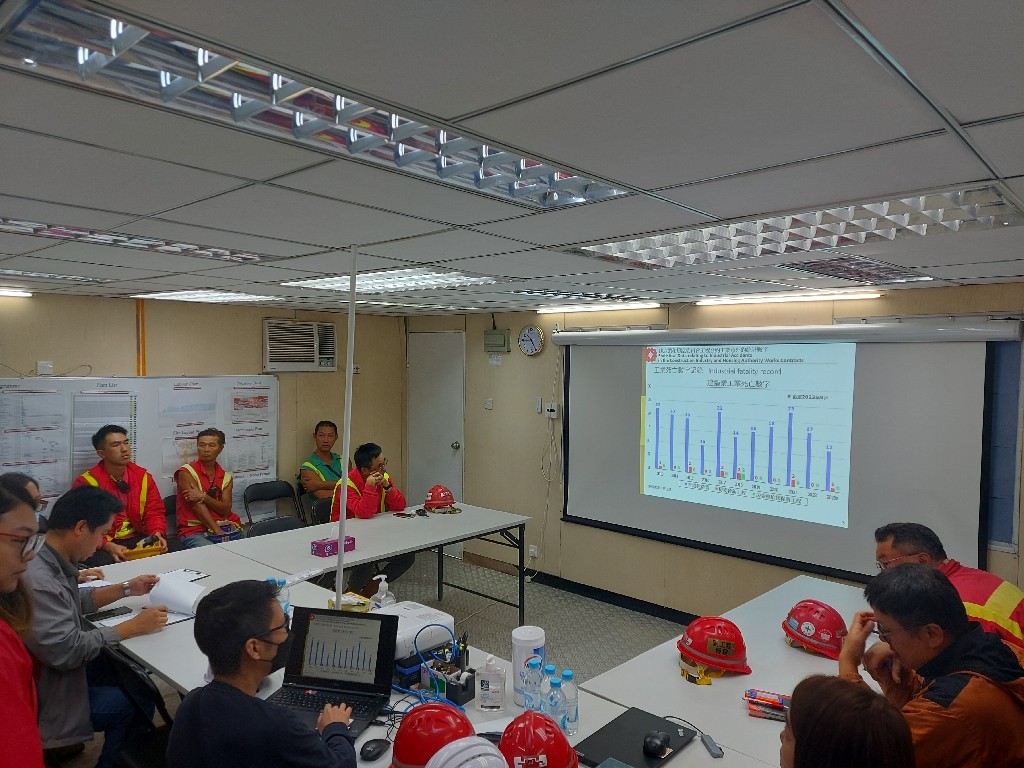 Lunchtime's Safety Talk at Fanling North Area 15 East Ph2 Foundation on 21/11/2023