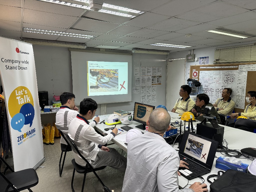 Lunchtime's Safety Talk at Wu Shan Road Tuen Mun Foundation on 23/11/2023