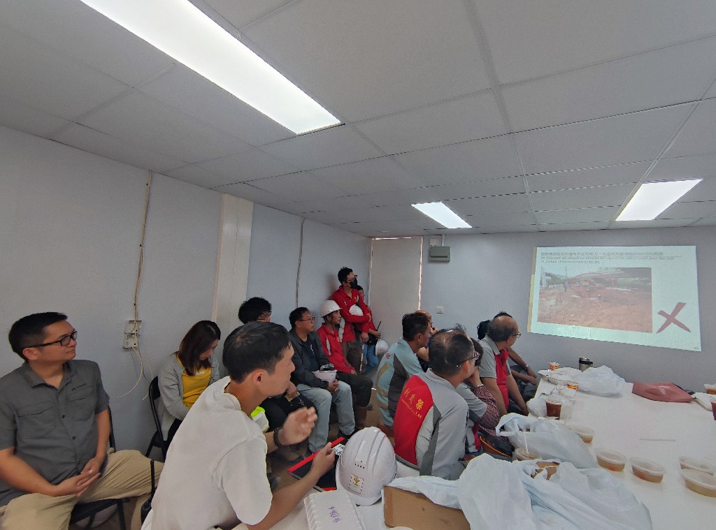 Lunchtime's Safety Talk at Tuen Mun Area 54 Site 4A(South) & Site 5 on 22/2/2024