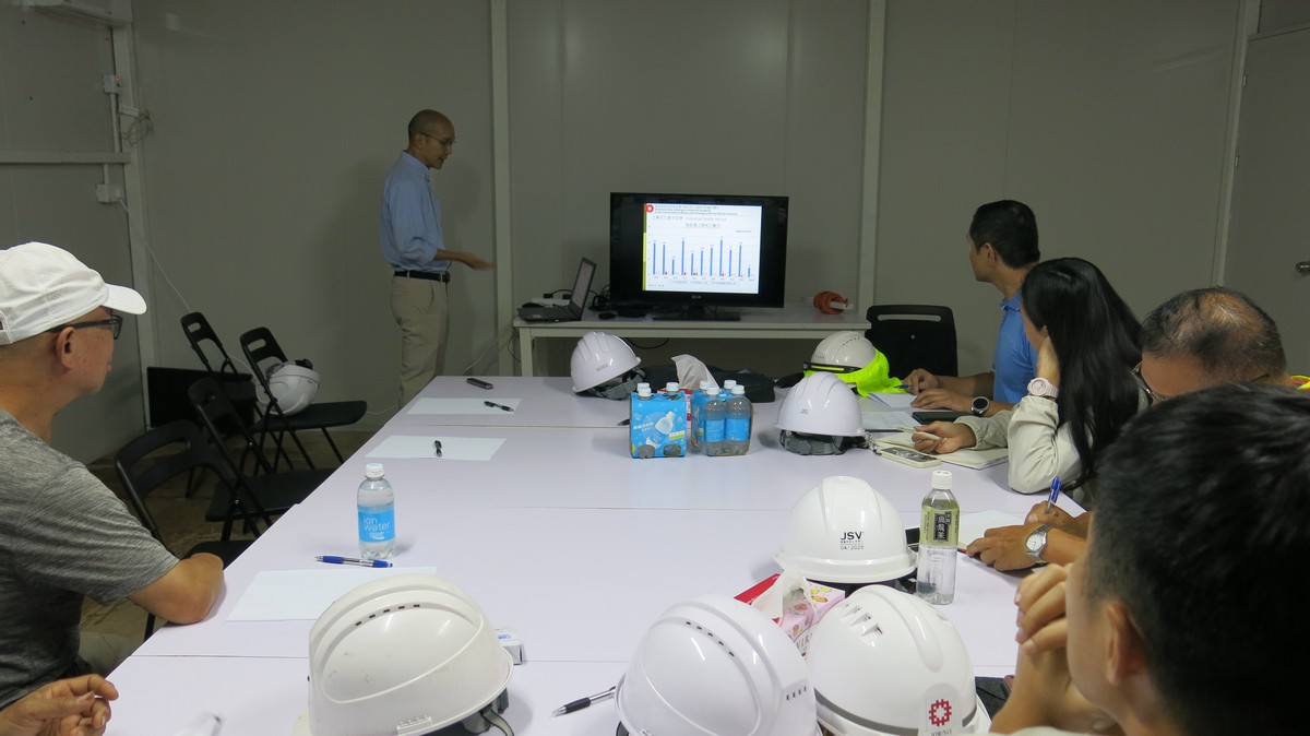 Lunchtime's Safety Talk at Tung Chung Area 114 and Tung Chung Area 117 on 21/8/2024