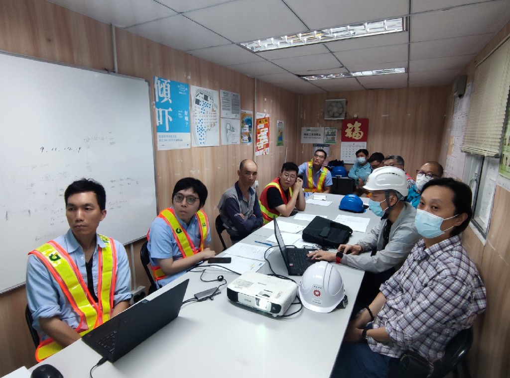 Lunchtime's Safety Talk at Ying Yip Road, Tseung Kwan O Foundation on 11/4/2024