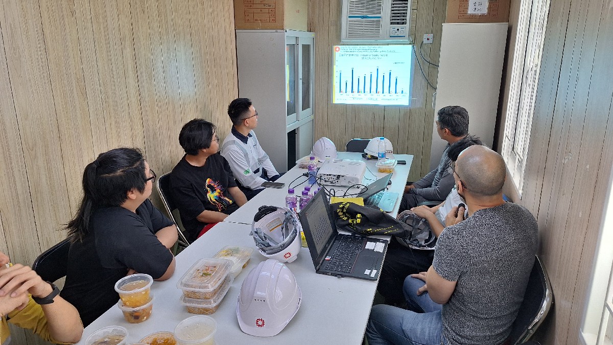 Lunchtime's Safety Talk at Kai Tak Sites 2B3 and 2B4 on 17/4/2025