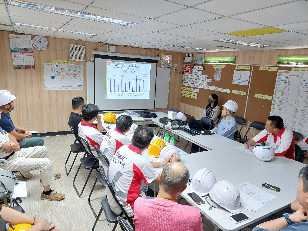 Lunchtime's Safety Talk at San Kwai Street, Kwai Chung on 19/4/2024