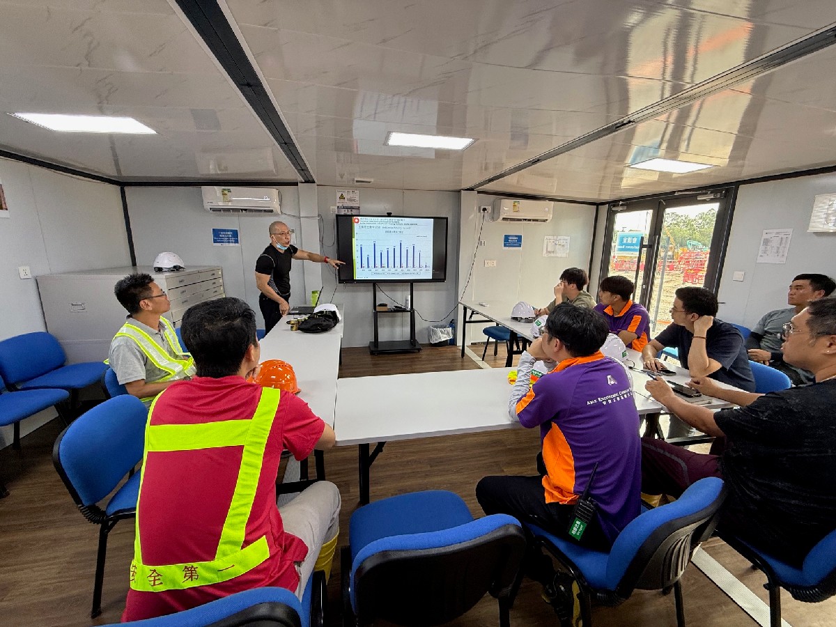 Lunchtime's Safety Talk at Choi Shun Street, Sheung Shui  on 25/6/2025