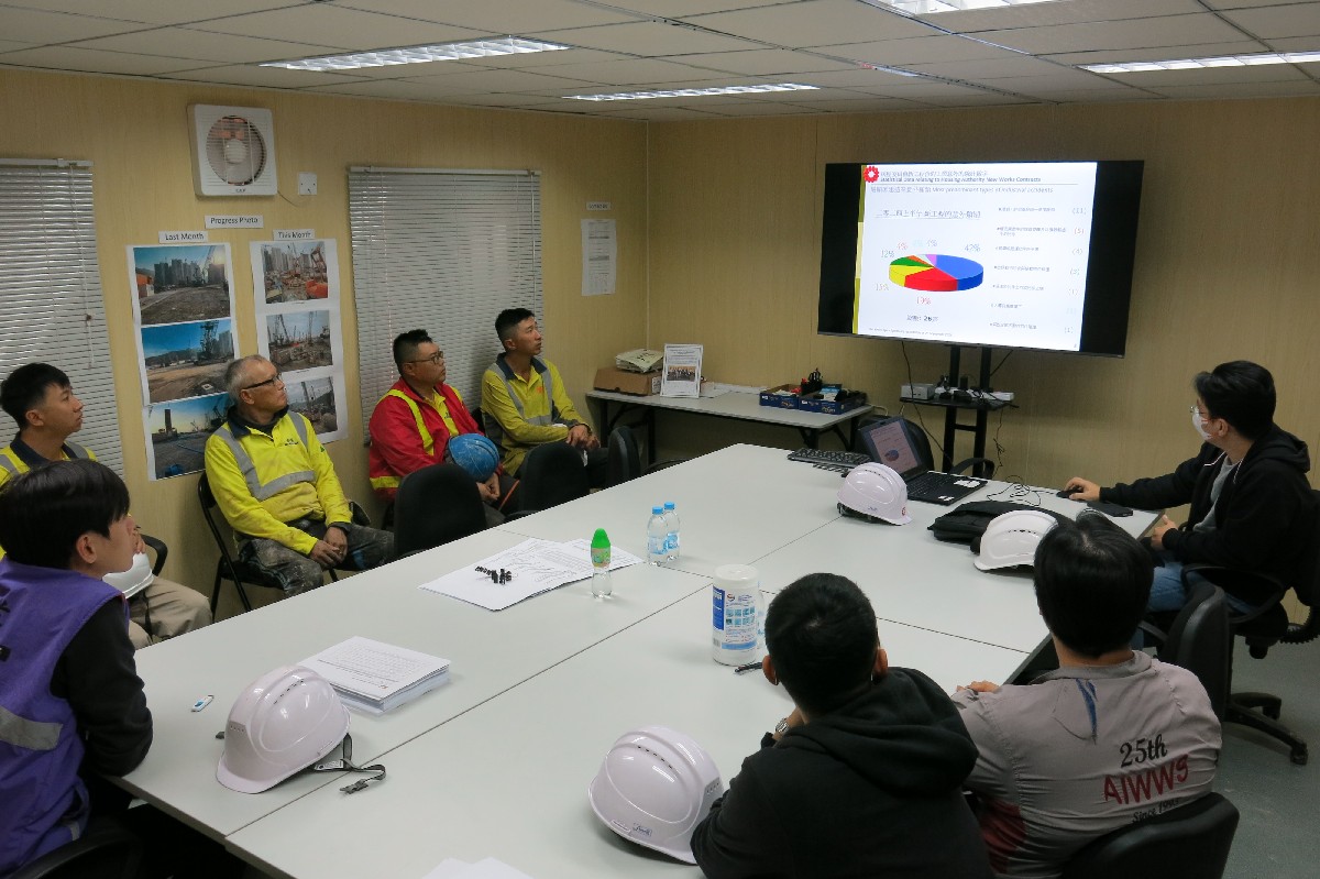 Lunchtime's Safety Talk at Tung Chung Area 119 Foundation on 27/12/2024