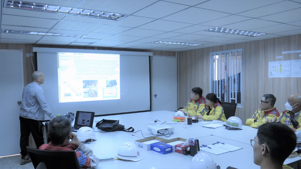 Lunchtime's Safety Talk at Tung Chung 133A Foundation on 17/3/2025