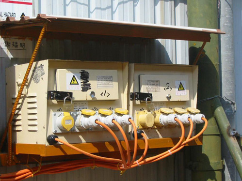 Safe Use of Electricity on site